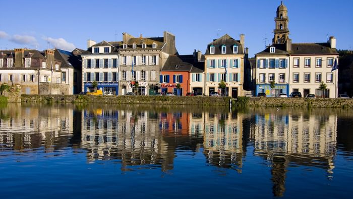 Elorn River at Landerneau near the Originals Hotels