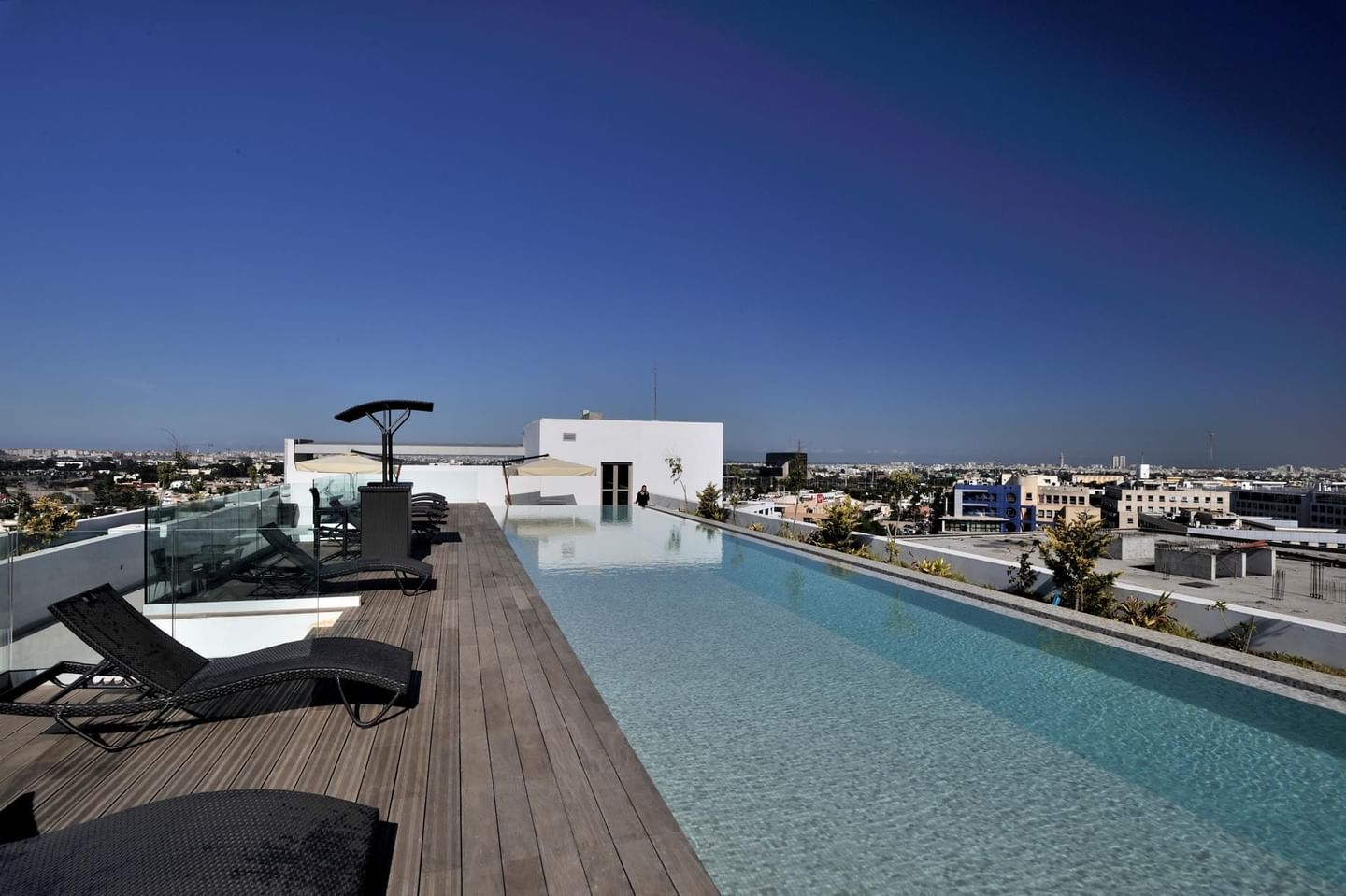 Rooftop Pool at Kenzi Sidi Maarouf Hotel in Casablanca, Morocco