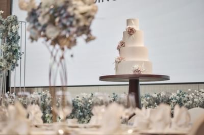 Timeless Blue Theme - Cake