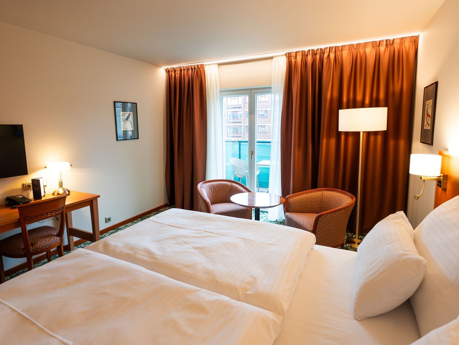 Comfort Double Room with Balcony at Hotel Savoy Prague in Prague closed to the Prague center 