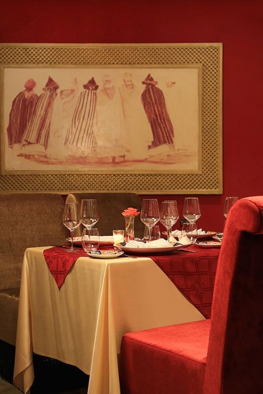 Restaurant at Kenzi Rose Garden in Marrakesh, Morocco