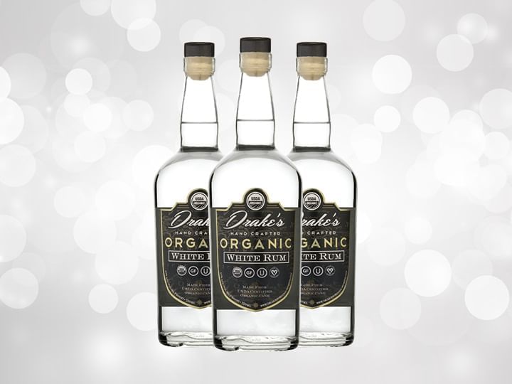 Bottles of Drake's White Rum