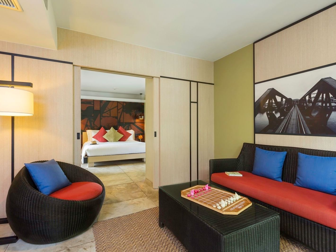 Room with common room at U Hotels and Resorts