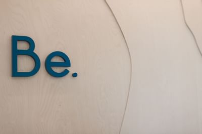Be Fremantle logo at the entrance of Be Fremantle apartments