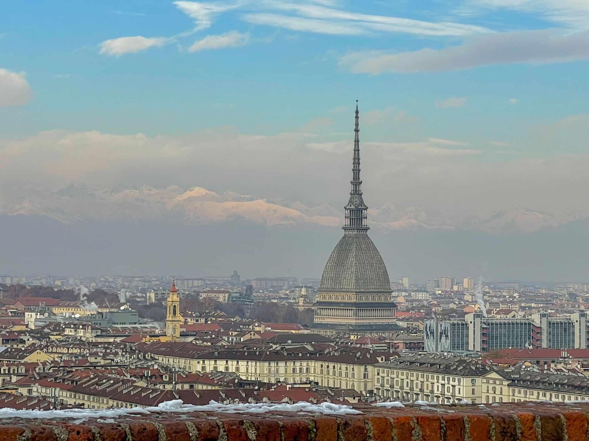 Turin’s must-see attractions and special gems: biew from Monte dei Cappuccini