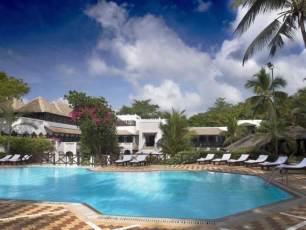 Exterior with pool view at Serena Beach Resort & Spa