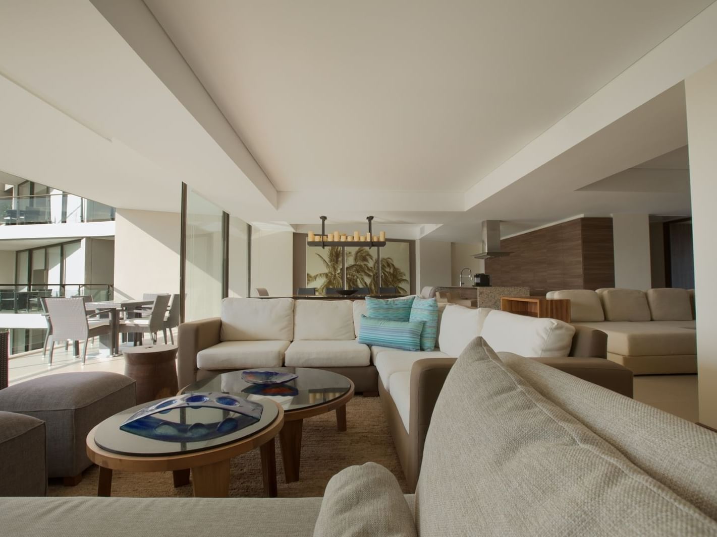 Sofa in Grand Club Marina Condo at Live Aqua Private Residences