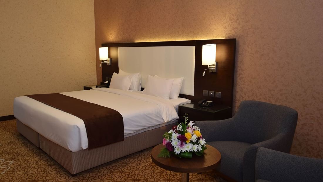 Deluxe King Room at Salsabil Hotel by Warwick - Al Naseem