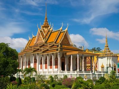 Silver Pagoda inside The Royal Palace near Sunway Hotel Phnom Penh