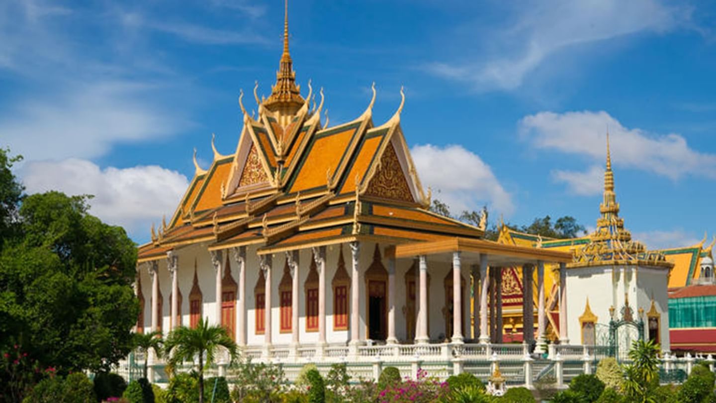 Silver Pagoda inside The Royal Palace near Sunway Hotel Phnom Penh