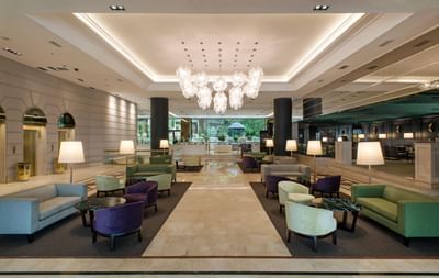 Lobby area at Hotel Emperador Buenos Aires
