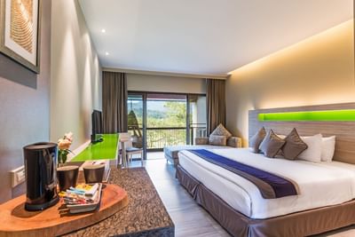 Interior of Grand Deluxe Mountain View Room at Chatrium Resort