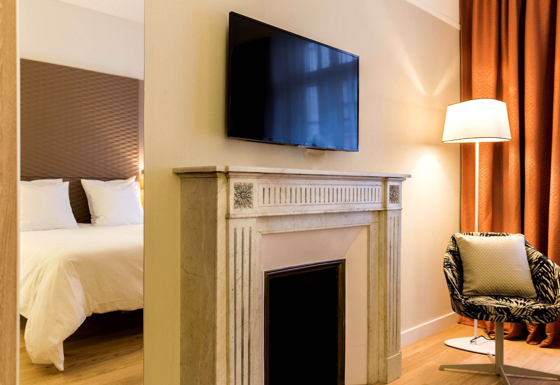 Intérieur de la Suite Familiale à l'Oceania Le Métropole Montpellier