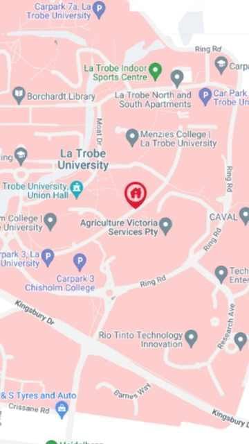La Trobe University - Glenn College Map