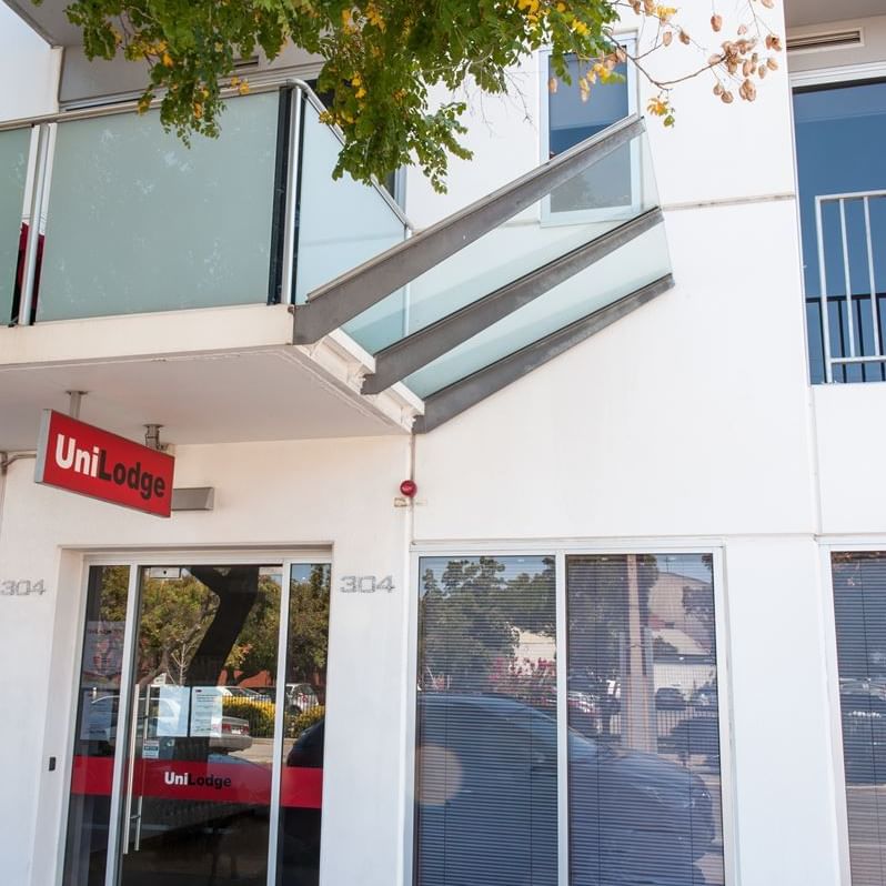 Street view of entrance