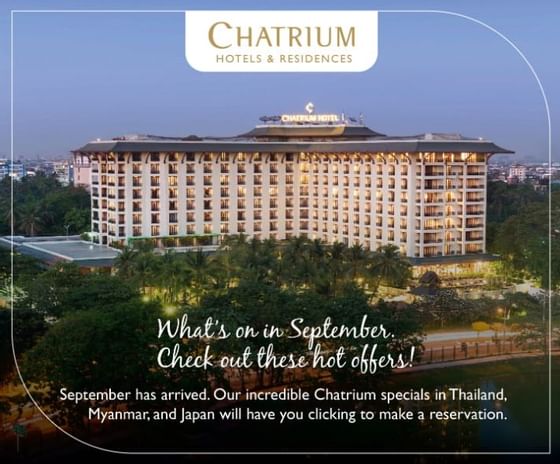Poster with an exterior view of Chatrium Hotels & Residences