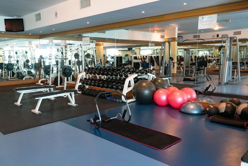 Gym at Al Ain Palace Hotel in Abu Dhabi, United Arab Emirates