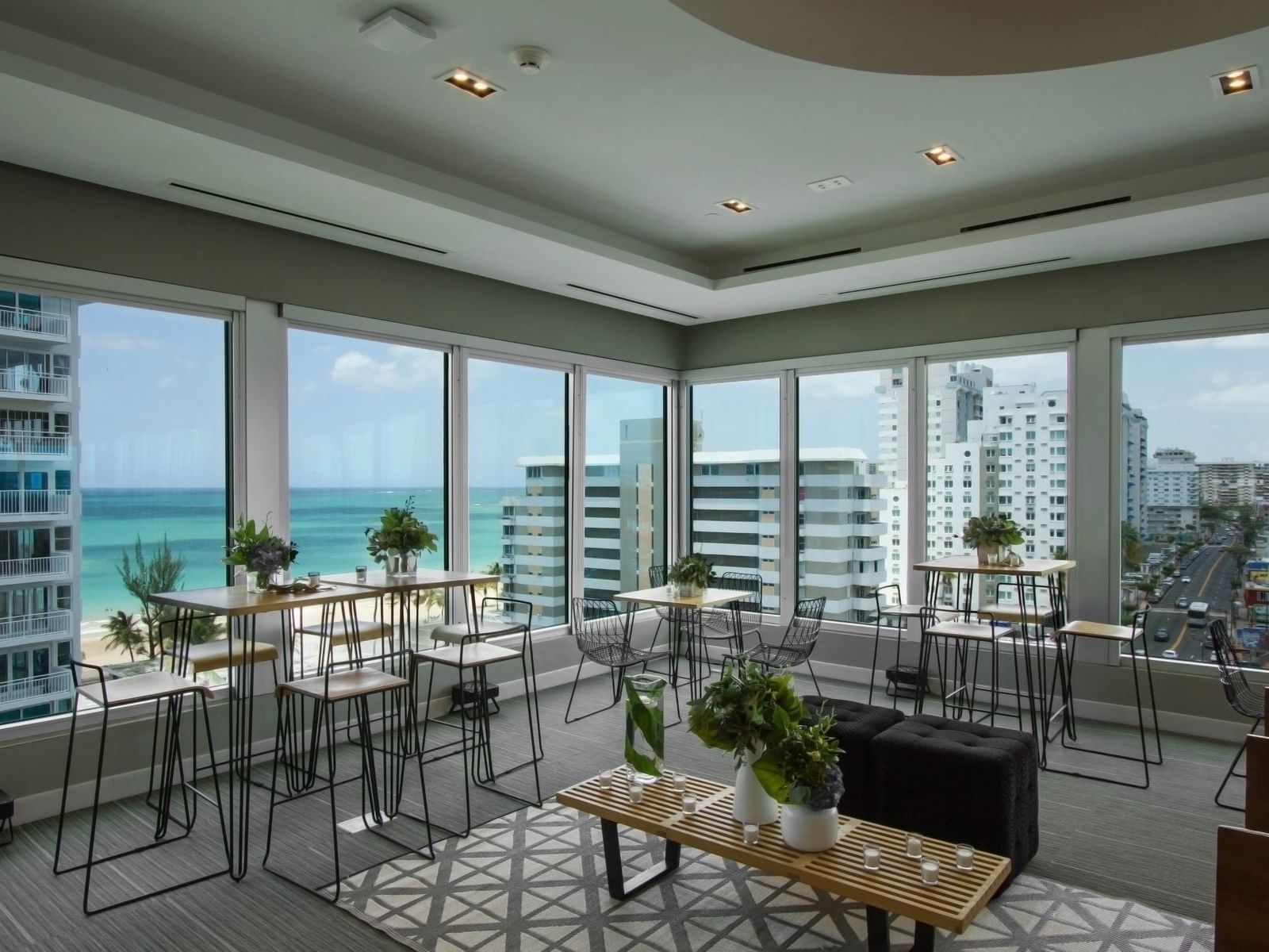 meeting room with beach view