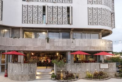 La Tertulia Restaurant Exterior at El Blok Hotel
