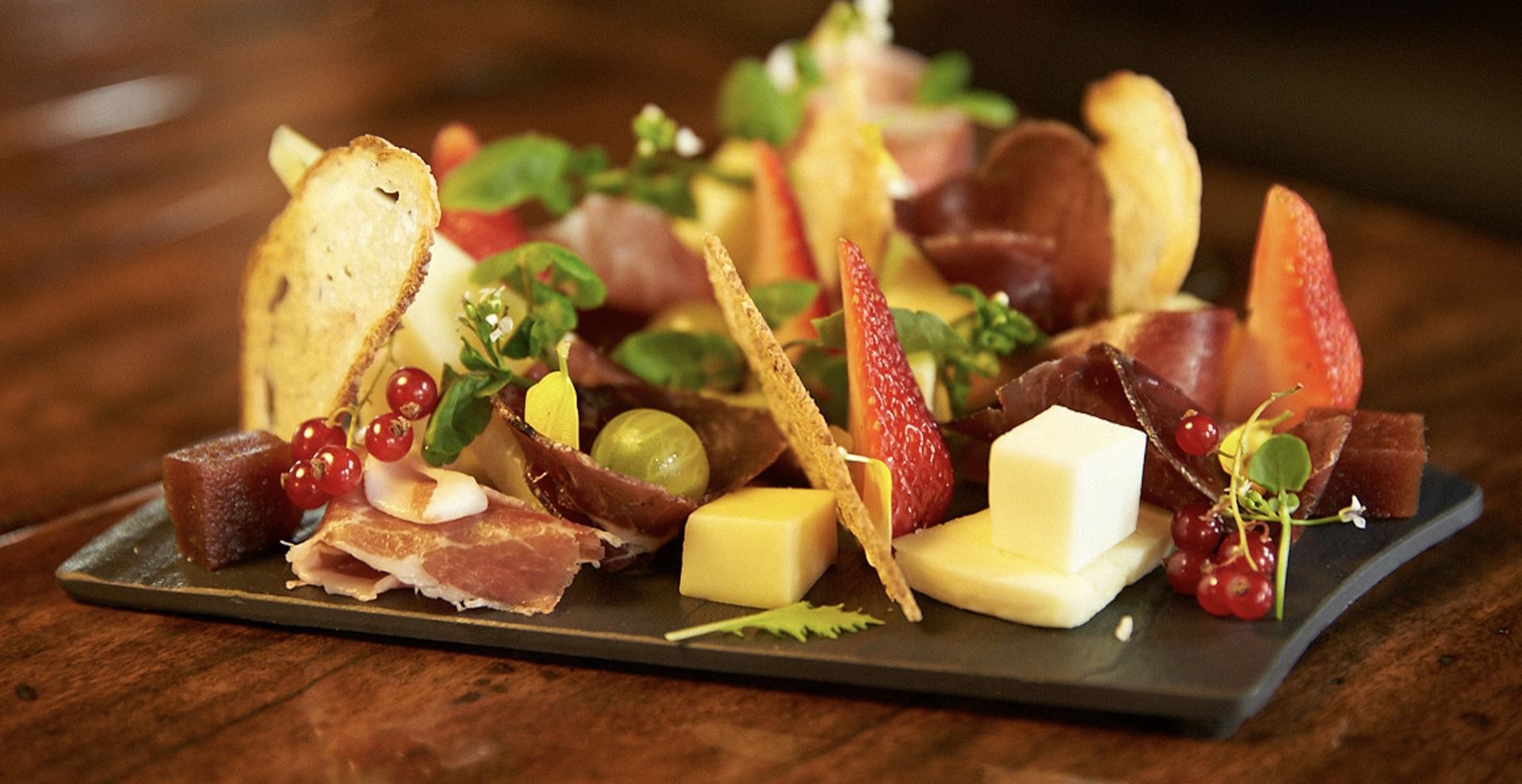 Closeup of a dish served atThe Singular Patagonia