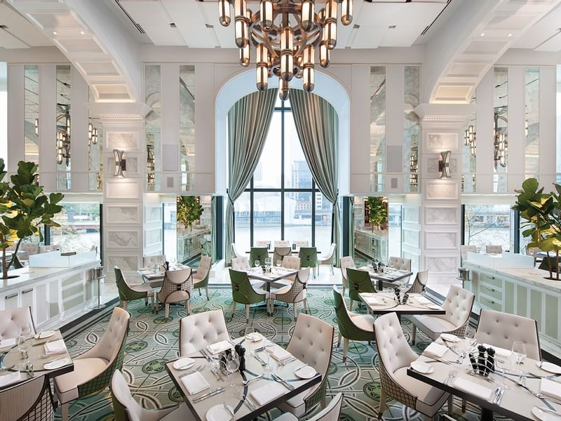 Dining area in Conservatory at Crown Hotel Melbourne