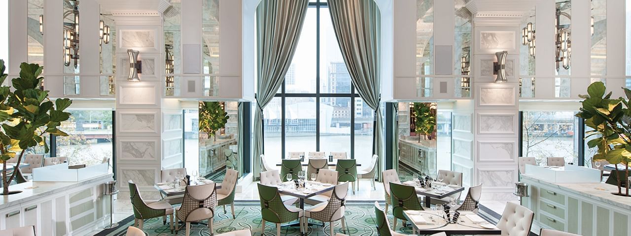 Dining area in Conservatory at Crown Hotel Melbourne