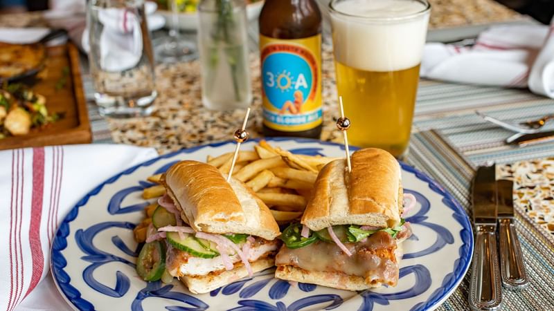 Pollo Frito Cubano Sandwich at Havana Beach Bar & Grill
