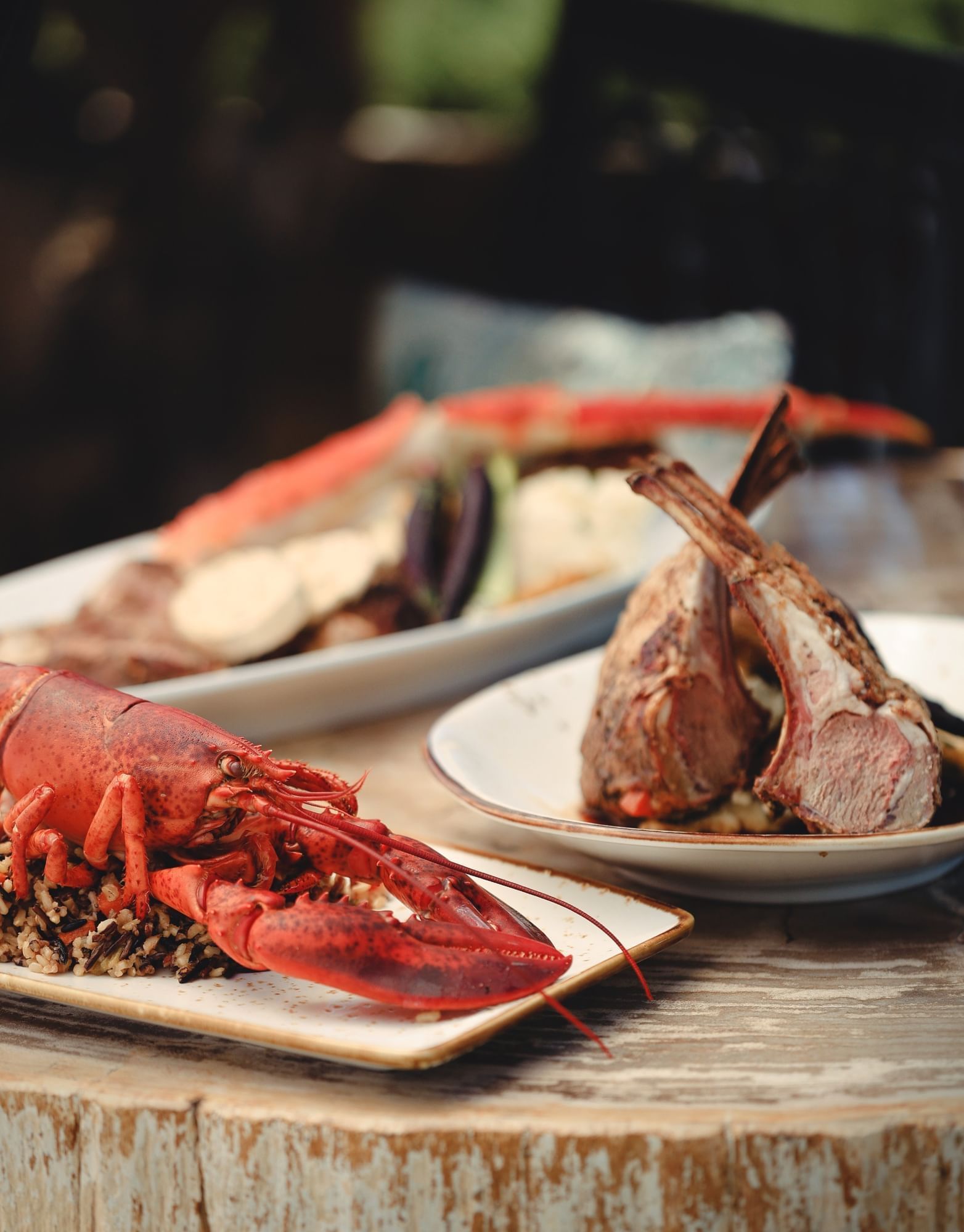 Lorem ipsum Plated lobster and lamb