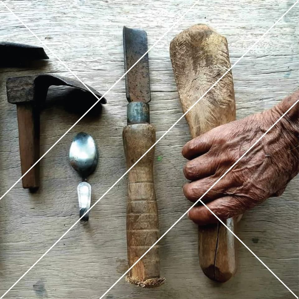 Closeup of metalworking hand tools at Punta Islita Hotel