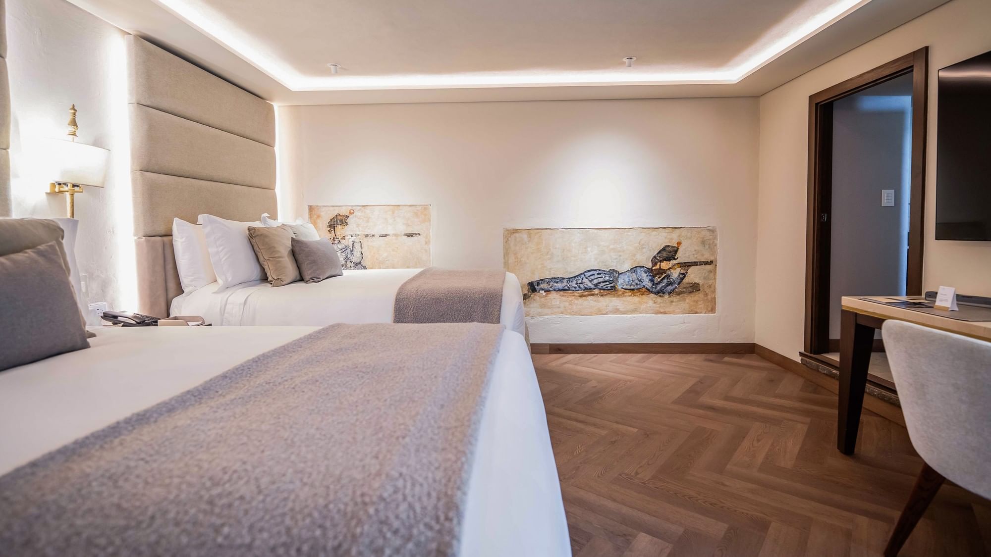 Habitación De Lujo con 2 Camas Dobles en Quinta Real Puebla, Heroica Puebla de Zaragoza