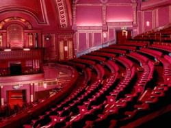 Interior of the Dominion Theatre West End near St. Giles London