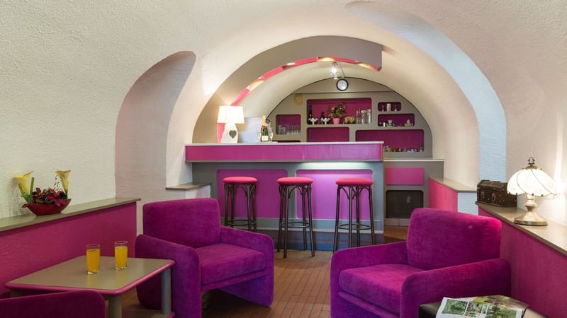 Bar & lounge area in a restaurant at Originals Hotels