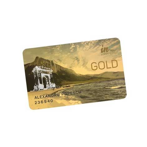 A Gold Card of Ana Hotels in Romania