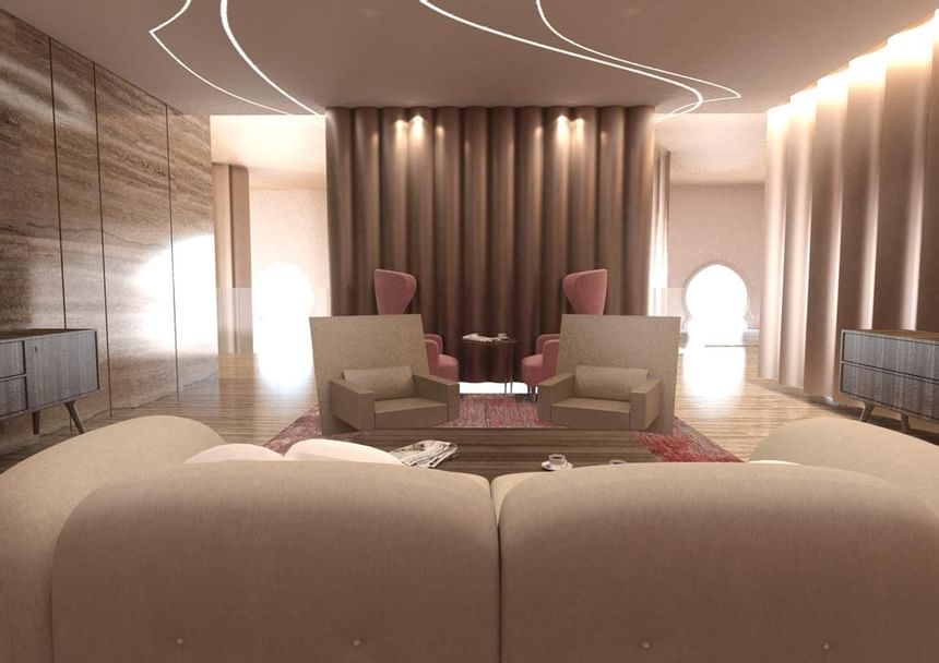 Business Lounge at Jouri, A Murwab Hotel in Doha, Qatar