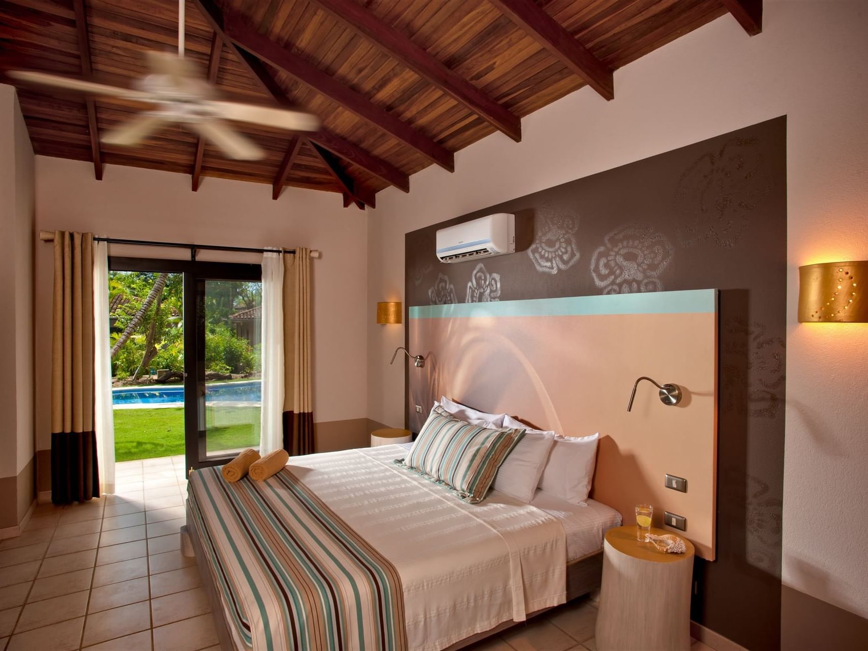Bedroom in Private Villa 2 Bedrooms & Pool at Cala Luna Hotel
