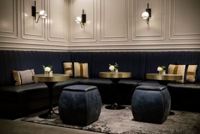 Alcove seating available for our guests and its friends in the Arthouse Hotel in NYC