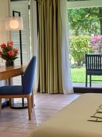 Interior of a Superior Garden View Room with garden view at The Naviti Resort in Korolevu.