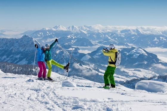 Skiing on the Tauplitz