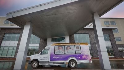 Exterior view with vehicle at Applause Hotel Calgary