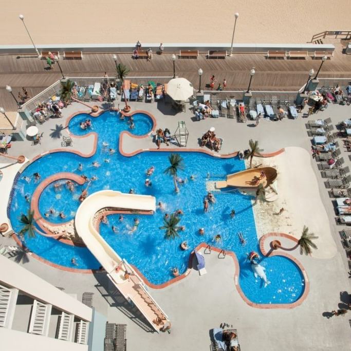 Aerial view of the pool at Holiday Inn Hotel & Suites