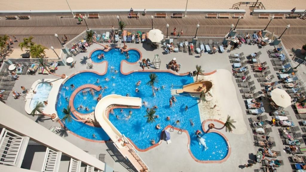 Aerial view of the pool at Holiday Inn Hotel & Suites