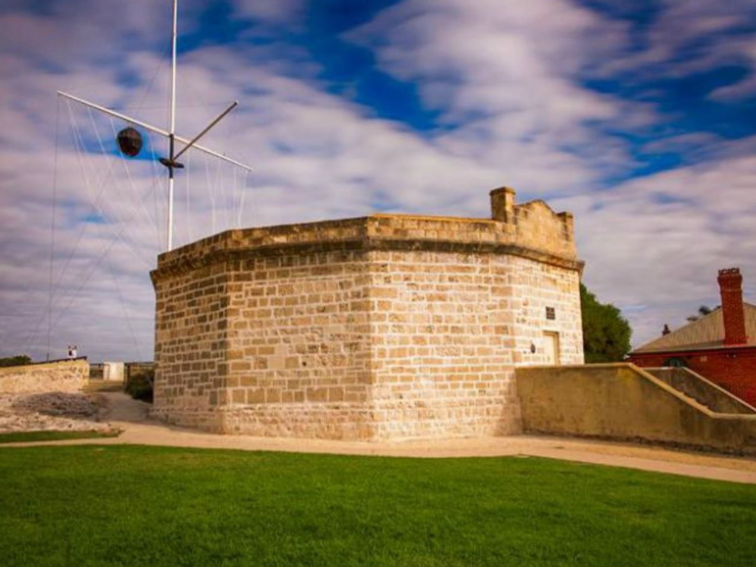 Exterior view of the Roundhouse near Be Fremantle