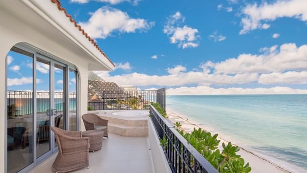 Sea view from the balcony of Family Suite at Fiesta Americana