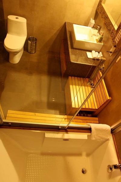 Bathroom at Naksel Boutique Hotel And Spa in Paro, Bhutan