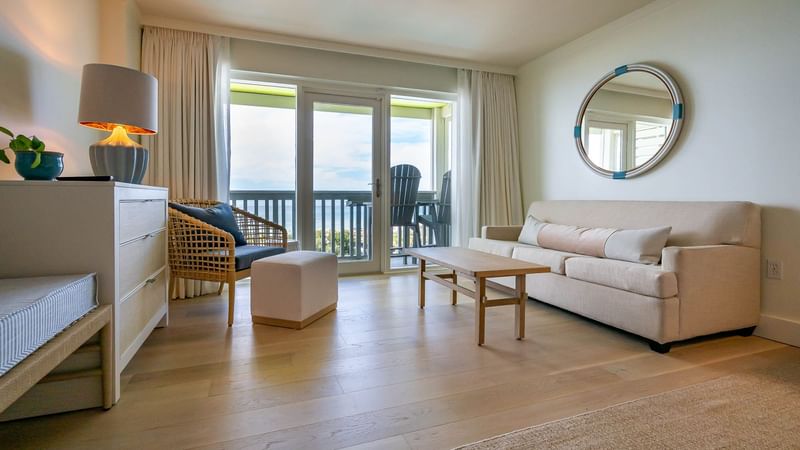 Sitting area in Guest Room at WaterColor Inn