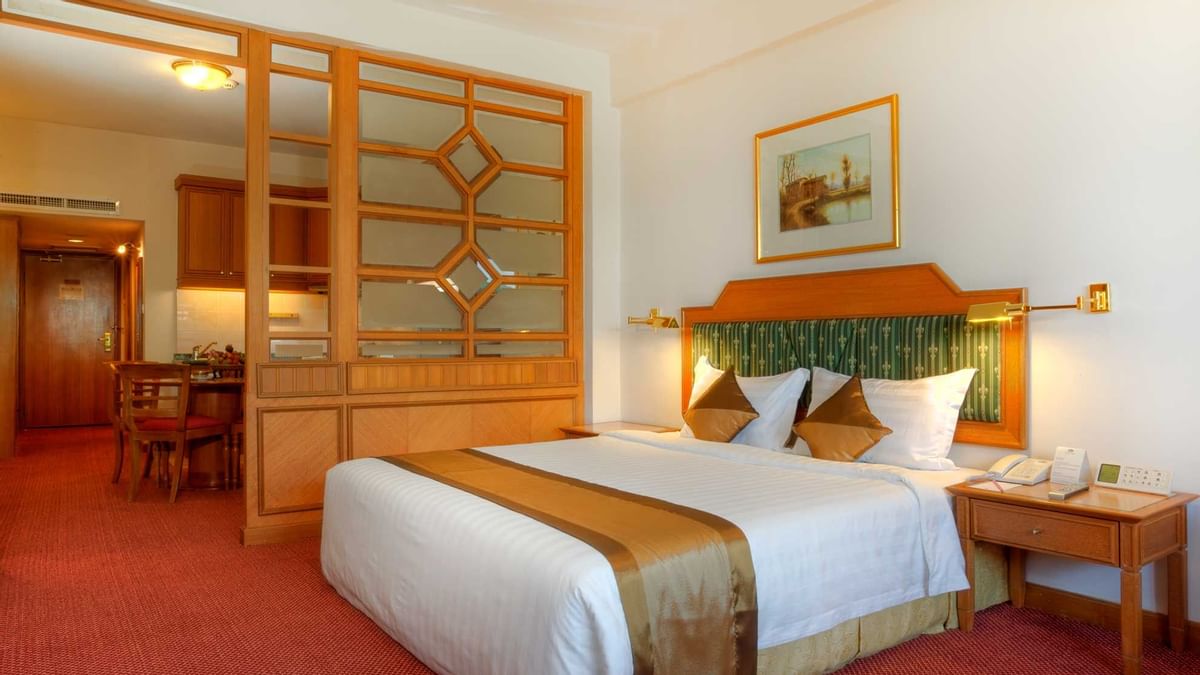 Modern bathtub in Grand Deluxe Room at Sunway Resort