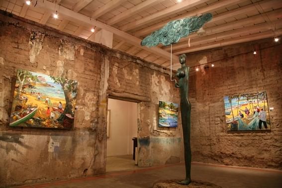 Interior of Puerto Vallarta Art Walk Gallery near Buenaventura Grand Hotel and Spa