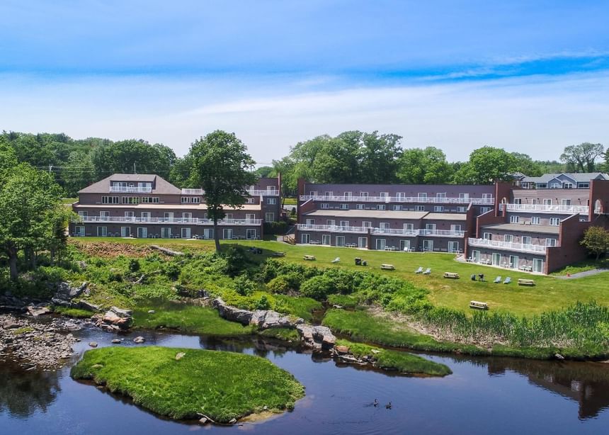 Aerial view of the Ogunquit River Inn by Ogunquit Collection