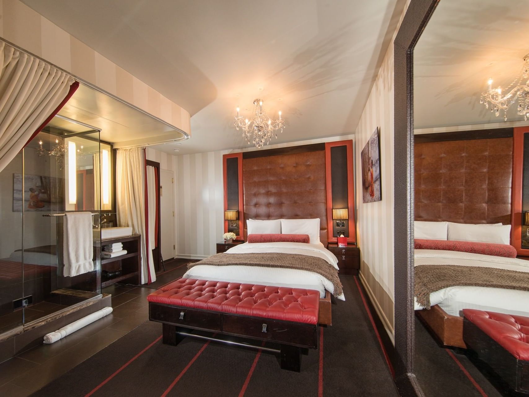 Sanctuary Deluxe Queen room at Sanctuary Hotel New York