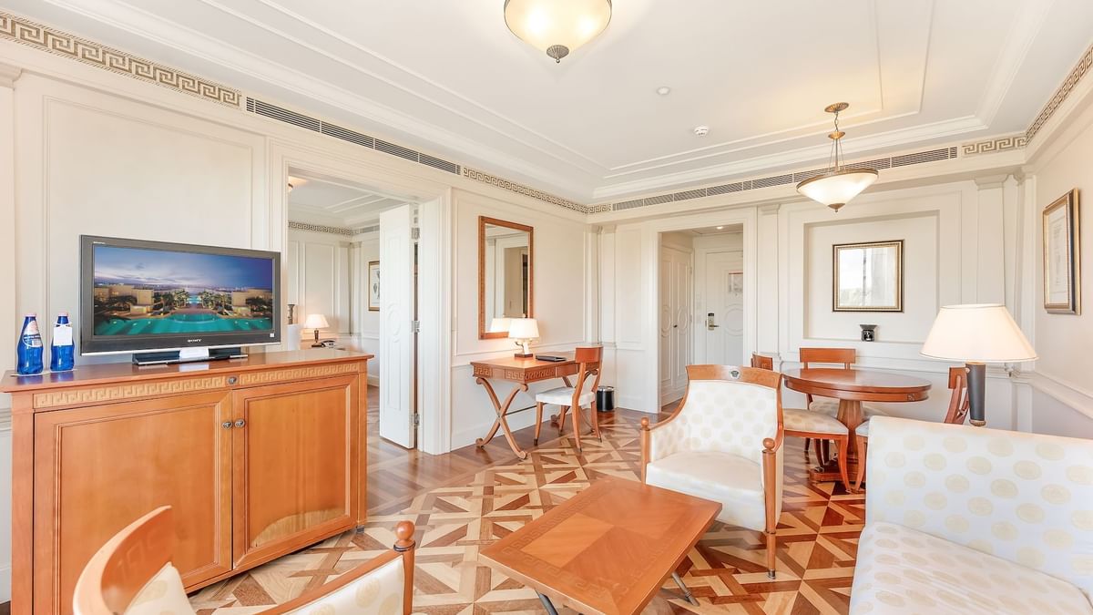 Living room interior in Superior Suite at Imperial Gold Coast